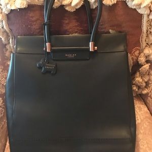Radley London Black Leather Handbag used